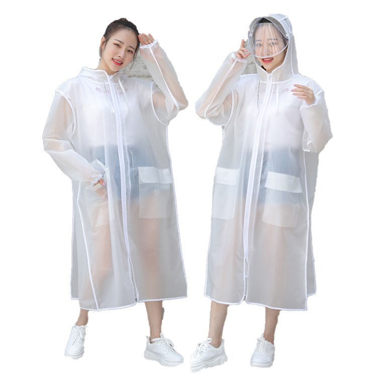 Women Raincoat Men Black Rain Clothes covers Impermeable Rainwear