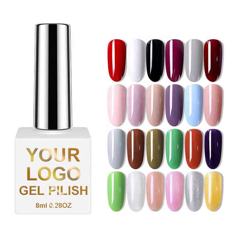 Nails Supplier Wholesale Salon Professional Products Private label 3000 colors 8ml soak off uv nail gel polish