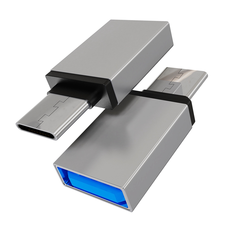 Оптовая продажа с завода, адаптер otg типа c с usb c на usb a 3,0 «Папа-мама»
