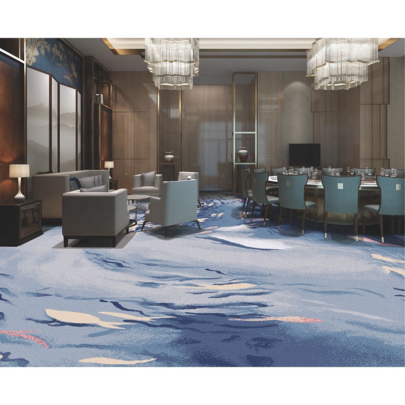 Haima carpet modern design luxury 5 star hotel lobby wall to wall carpet