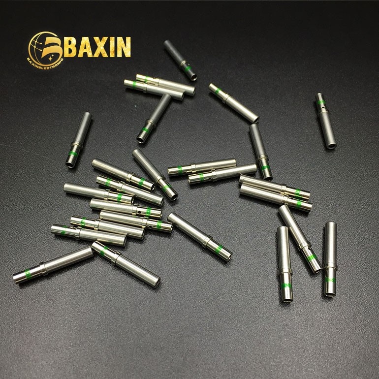0462-209-16141 high quality female connectors soild pin with green circle