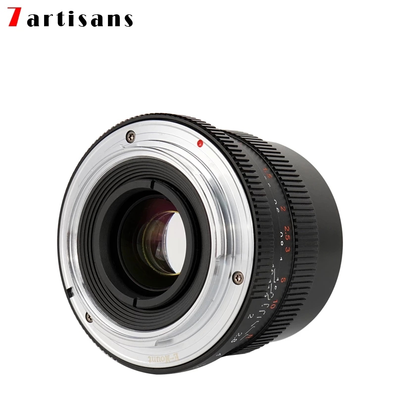 7artisans 35 мм F2.0 профессиональной фотографии объектив с фиксированным фокусным расстоянием ручная фокусировка объектива камеры для Sony NEX E крепление камеры