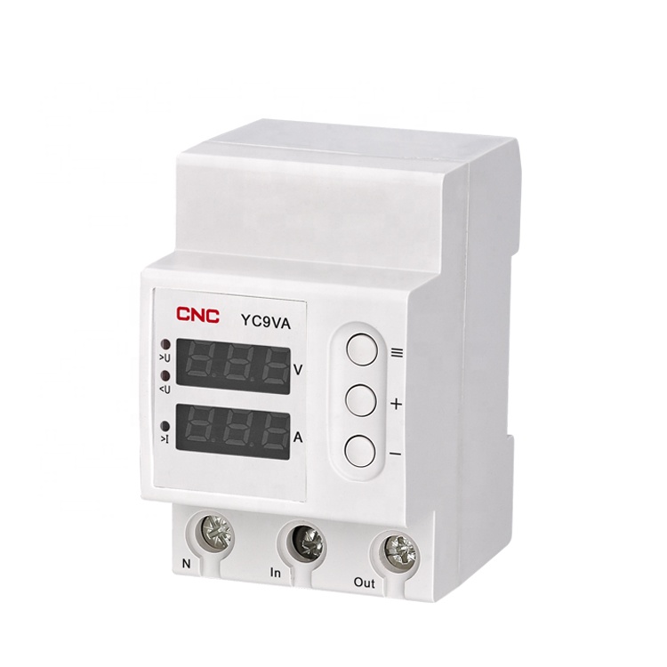 CNC YC9VA 1-63A регулируемое устройство защиты тока под напряжением 230 В реле