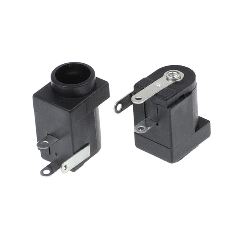 DC-005J dc-005 черный 3-контактный разъем питания постоянного тока Разъем 5.5x2.1mm