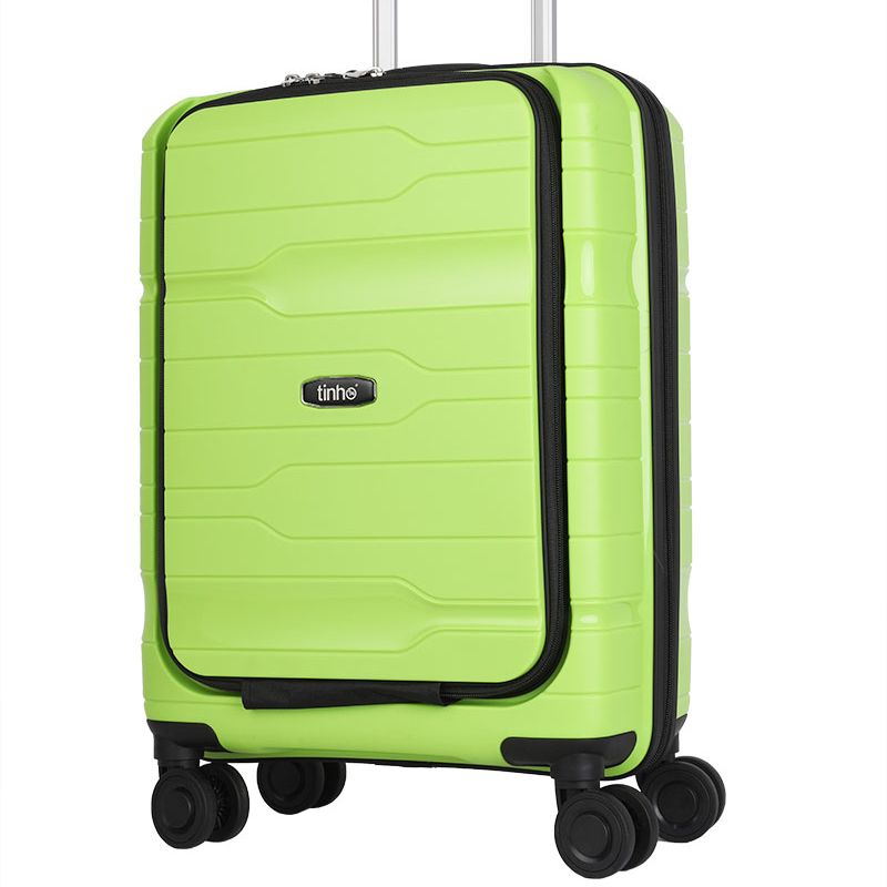 For business TSA lock Universal wheel Luggage Hard side suitcase with front pocket 20 inch luggage