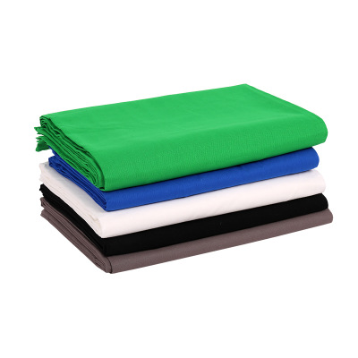 Vailpro 6.5 x 10 ft Green Chromakey Muslin Photography Backdrop Background Screen for Photography