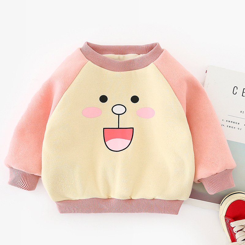 Cartoon Infant Toddlers' Tops Knitted Baby Pullover Sweatshirt Long Sleeve Newborn Clothes