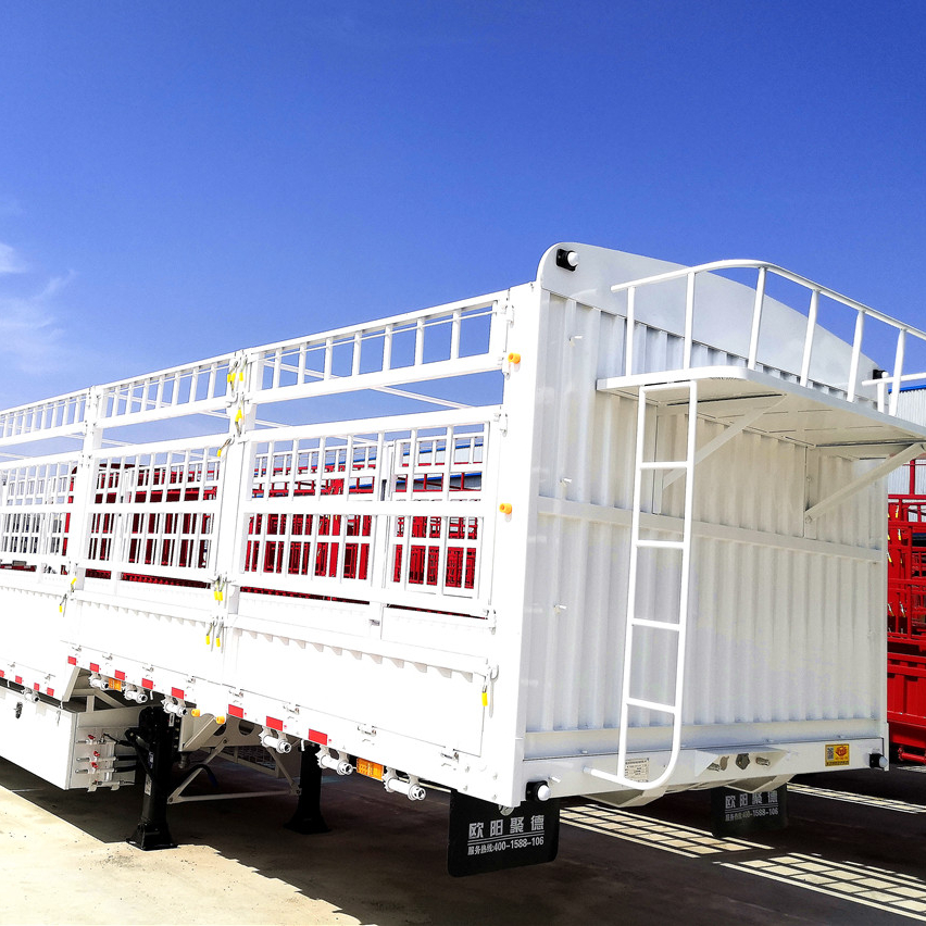 # Oyjd новые экспорт 3 оси Полезная нагрузка 60t 40ft бортовой прицеп забор полуприцеп использование контейнеры деревянный контейнер для перевозки пищи в продаже