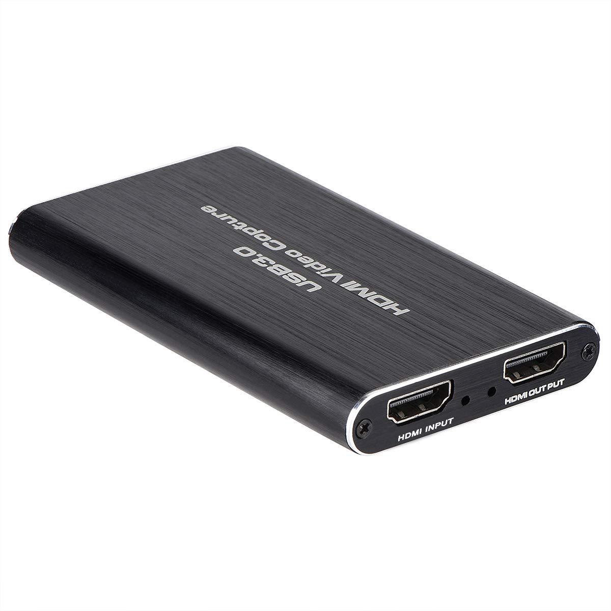 Портативный Преобразователь HDMI USB3.0 4K 1080P 60fps для игр, прямых трансляций, видеозаписи