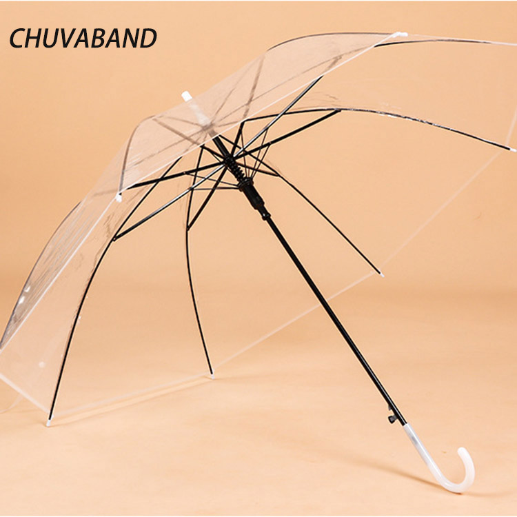 CHUVABAND-прямой зонт для гольфа, зонт принцессы, прозрачный, рекламный, прозрачный, 21 дюйм, новый дизайн