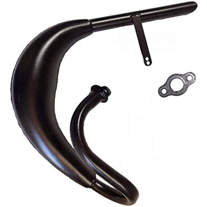 CDH66 Expansion Chamber(black color) for 2 stroke 48/80cc universal expansion chamber, exhaust pipe
