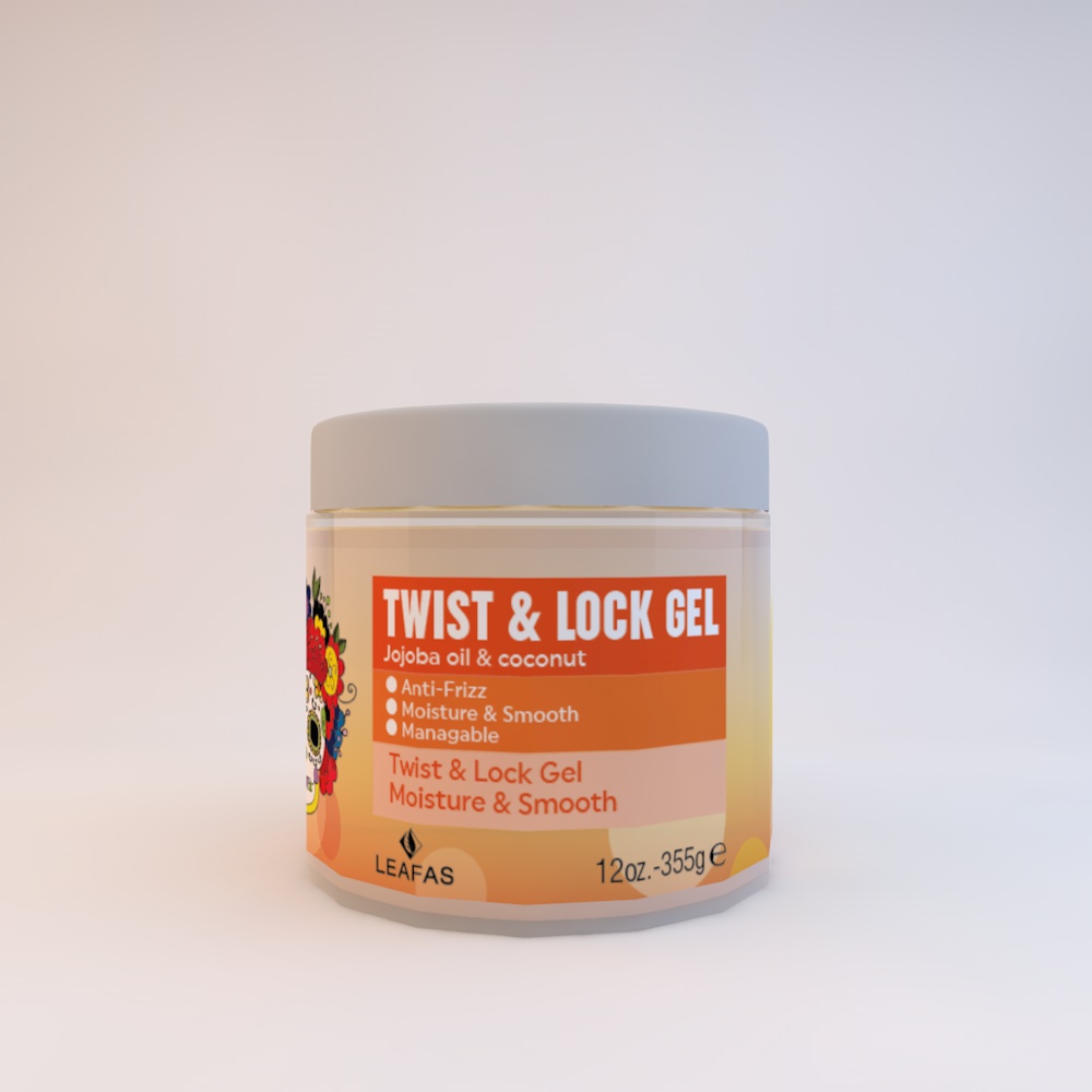 2020 Private label free sample hair Moisture & Smooth braid gel Anti-Frizz hair gel