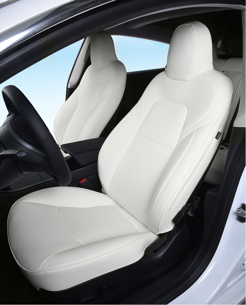 Protector Cushion Pad For Tesla Model 3 Y Leather Waterproof Auto Styling Interior Accessories Customized Car Seat Cover