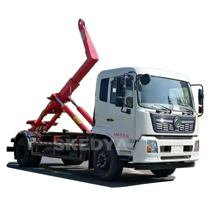 DONGFENG 4*2 Hydraulic Lifter Truck Hook Lift Garbage Truck roll off garbage truck