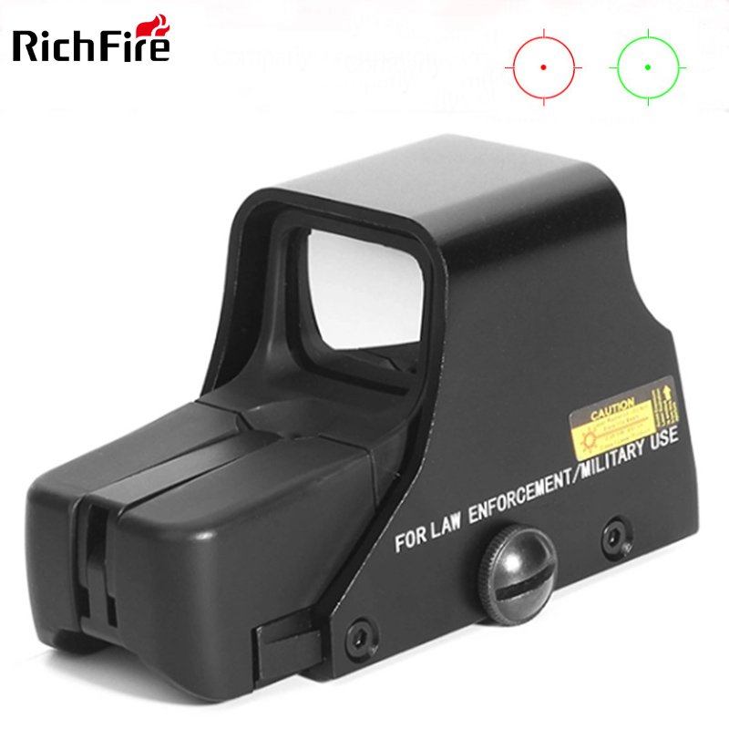 Оптический прицел RichFire 551 red dot, качественный тактический голографический прицел