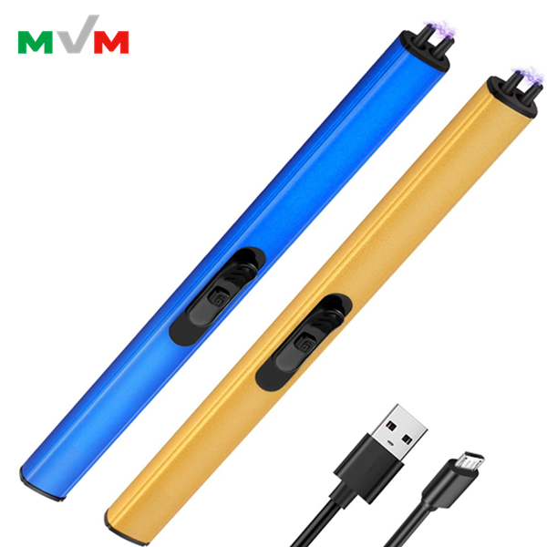 MLT258 2 шт свечи электрическая зажигалка USB длиной дуговая Зажигалка Беспламенного плазменной Зажигалка для барбекю для кемпинга на открытом воздухе