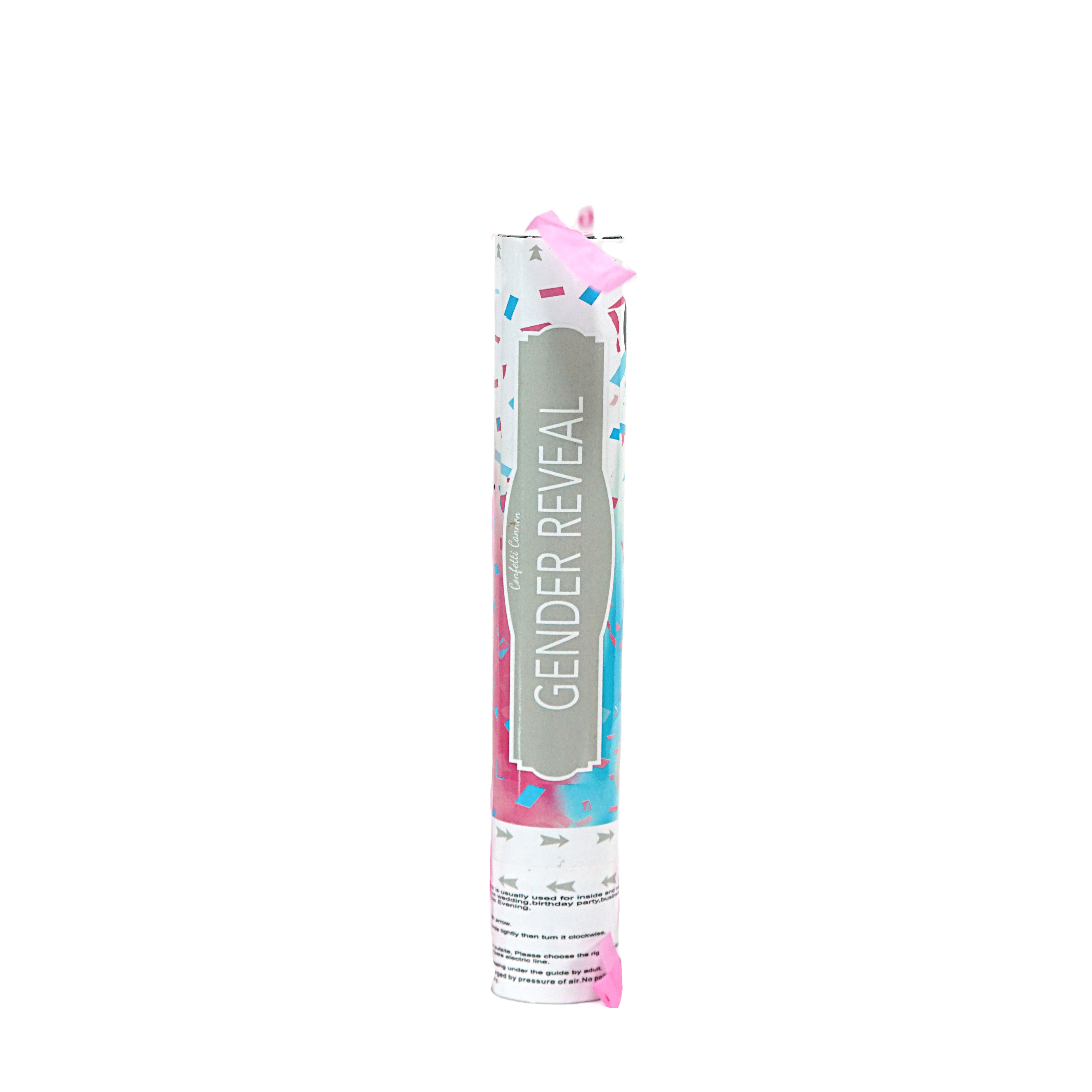 New Arrival Biodegradable Confetti Gender Reveal Cannon with Shiny Paper for Baby Shower Party Supplies