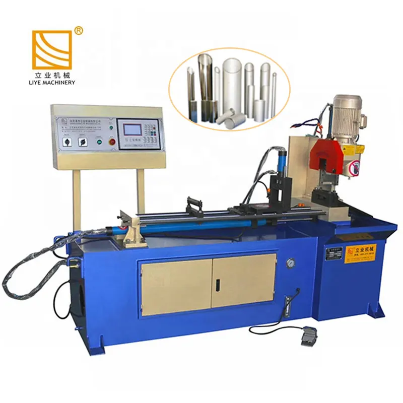 YJ-325CNC tube cutting hydraulic feeding automatic pipe cutter tube pipe cutting machine