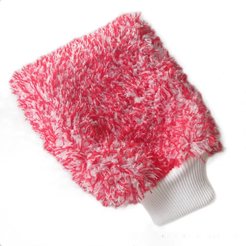Soft Absorbancy mitt High Density Car Cleaning Ultra Soft Easy To Dry Auto Detailing Microfiber Madness Wash Mitt Cloth