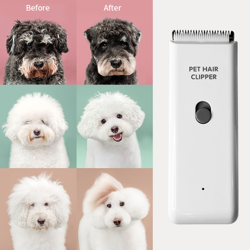 Cordless Dog Trimmer Usb Rechargeable Pet Hair Remover Waterproof IP7 Professional Cat Mini Dog Hair Clipper Cutter Tools Kit