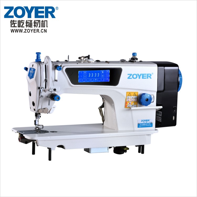 ZY-A7-D4 zoyer, сенсорный экран, прямой привод, автоматический триммер, высокоскоростная промышленная швейная машина lockstitch