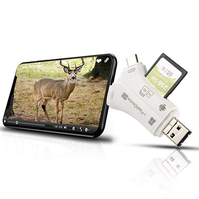 Y Форма Мульти Микро 4 в 1 OTG USB Type-C TF SD адаптер Универсальный смартфон кард-ридер для мобильных и ПК планшетов