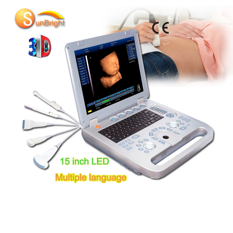 CE 3d sonogram ультразвуковая машина USG цена