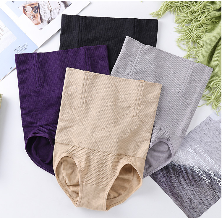 Postpartum seamless tummy panties tummy tuck seamless shapewear body pants ladies body shaping pants