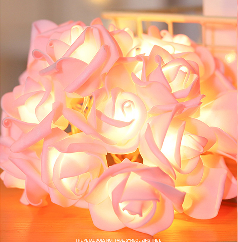5M40 Lights Romantic rose LED Christmas string lights holiday party decoration lights