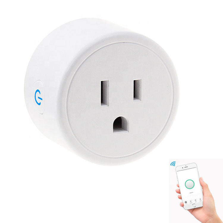 Американская Стандартная смарт-розетка Tuya Google Home Amazon Alexa Wi-Fi мини Wi-Fi Смарт-розетка US