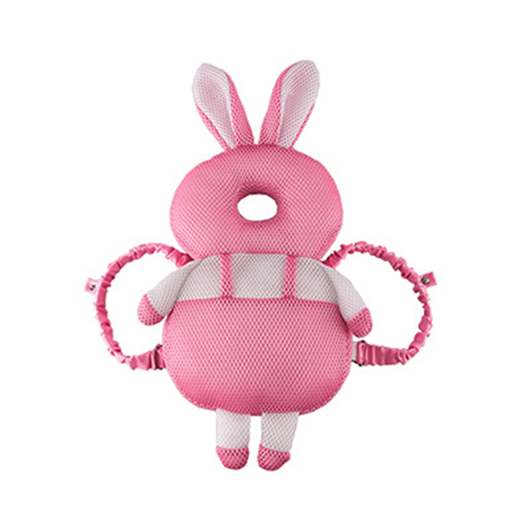 Babies safety products Toddler anti-fall anti-collision summer breathable Pink rabbit protection pillow