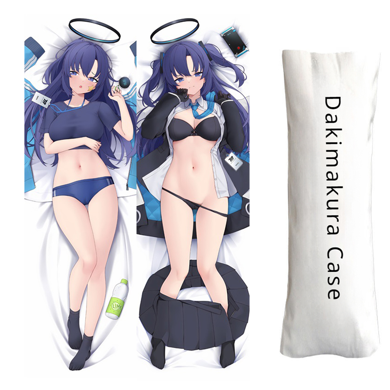 Blue Archive Game Dakimakura Hayase Yuka Body Pillow Cover Cheap Wholesale Throw Pillow Case Customized