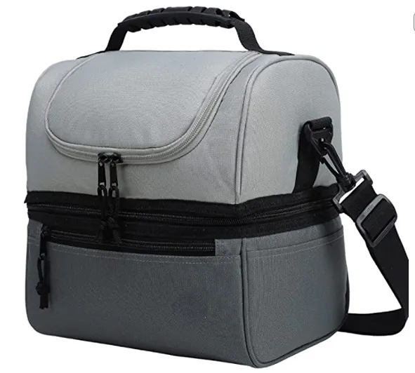 Multifunctional outdoor portable picnic storage bag large capacity diagonal tote bag aluminum foil insulation bag