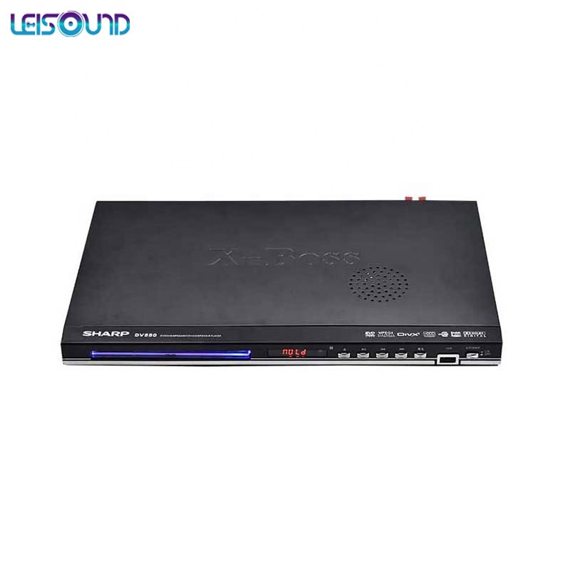 LEISOUND Built-In FM Radio Home DVD Player With Mic Microphone