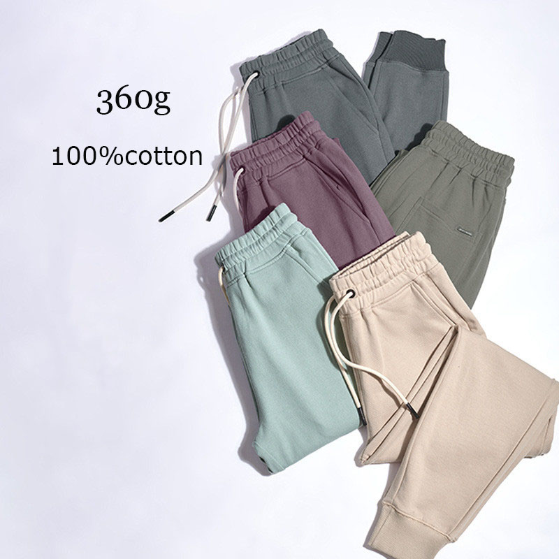 Custom Logo Cotton Hoodie Sweatshirt Casual Cargo Pants Sweatpants Joggers for Women Men