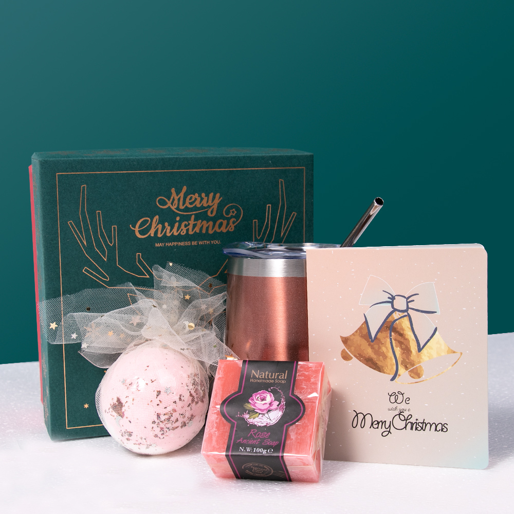 B005B Wholesale Christmas Luxury Surprise Present Promotional Romantic Brithday Custom Womens Spa Set Gift
