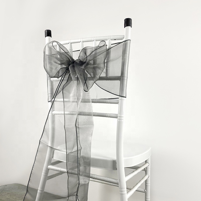 Banquet Wedding Chair Covers Sahes Organza Chair Sash at Cheap Price