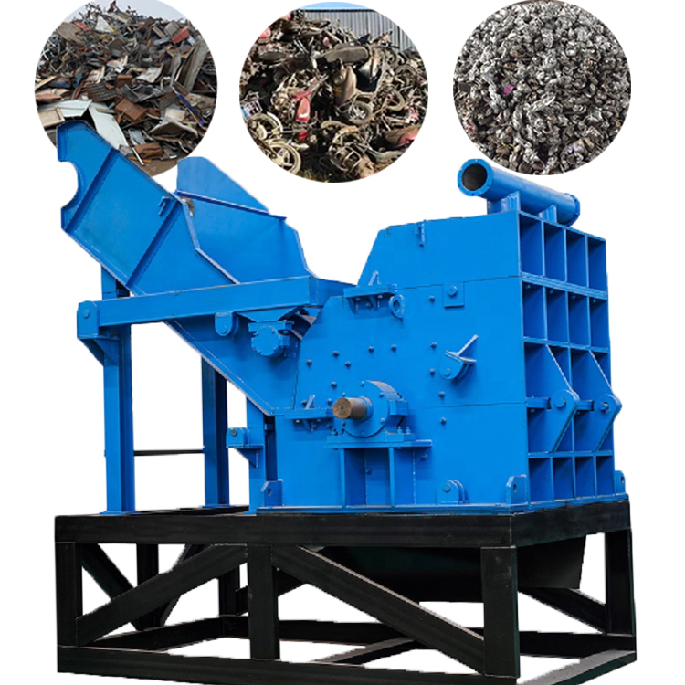 Automatic Shredder steel waste crusher car bicycle crushing Scrap iron metal crusher machine price