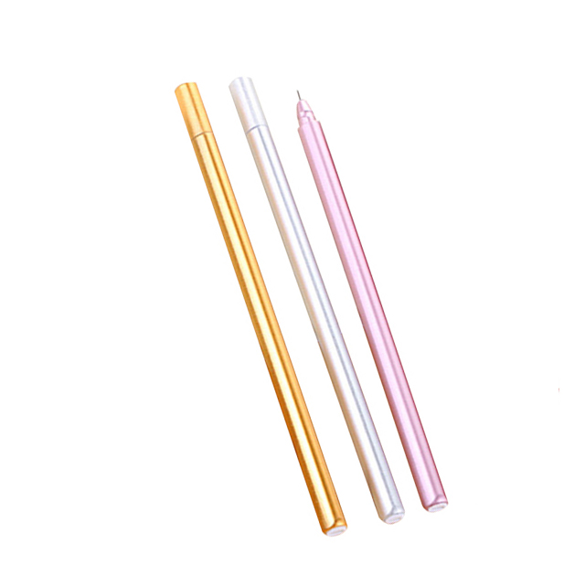 Hot sale wholesale accept custom Gel pen triangle metal feel office sign pen high quality Office School Supplier gel pen