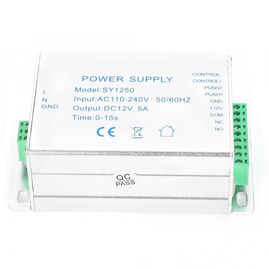 AC110-240V для DC12V/15В металлический выключатель питания Поддержка всех видов входная дверь