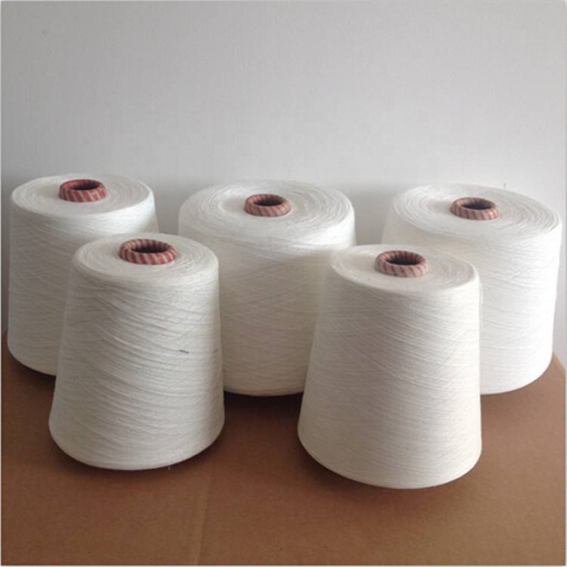 100% Cotton Yarn Raw White Ne7 10 21 32 Single Combed Cotton Yarn