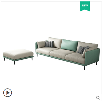 Rib light modern luxury ins web celebrity emulsion technology ready combination medium family sitting room sofa cloth
