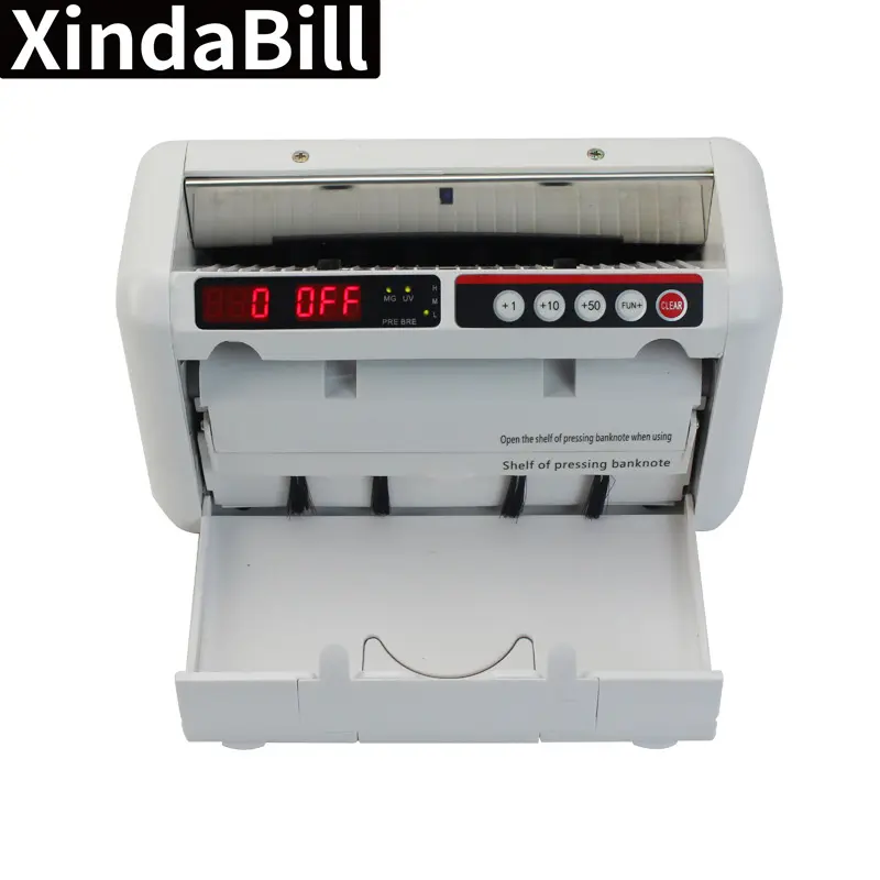 K-1000 Portable Money Counter With Rechargeable Battery Money Detector UV MG Mini Currency Bill Counting Machine