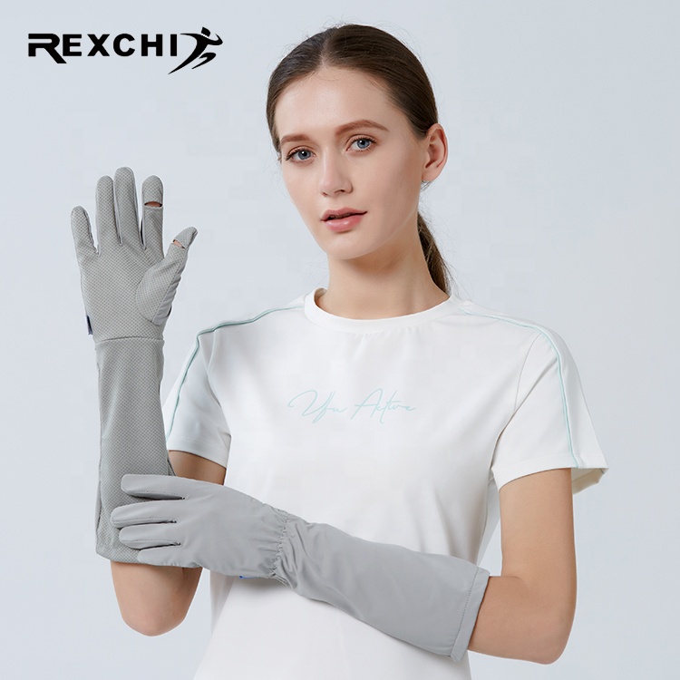 REXCHI XG33 Оптовые Пользовательские логотипы спортивные рыболовные спортивные велосипедные гоночные перчатки сенсорный экран полностью закрытые силиконовые перчатки для велоспорта