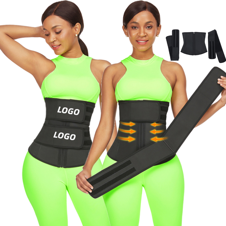 Съемный двойной пояс для похудения Hexin Shapewear латексный пояс для похудения