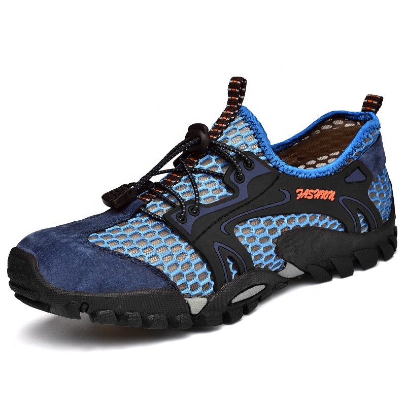 Men's Sandals Barefoot Hiking Shoes Quick Dry Breathable Mesh Outdoor Training Water Walking Shoes