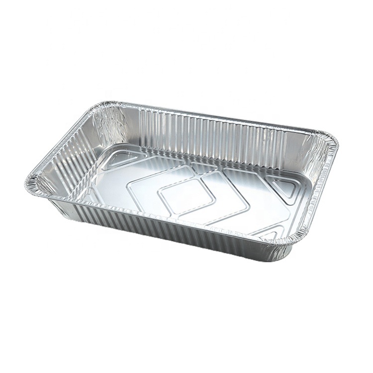 Customizable Size Foil Container Aluminum Foil Cake Pans Foil Baking Tray