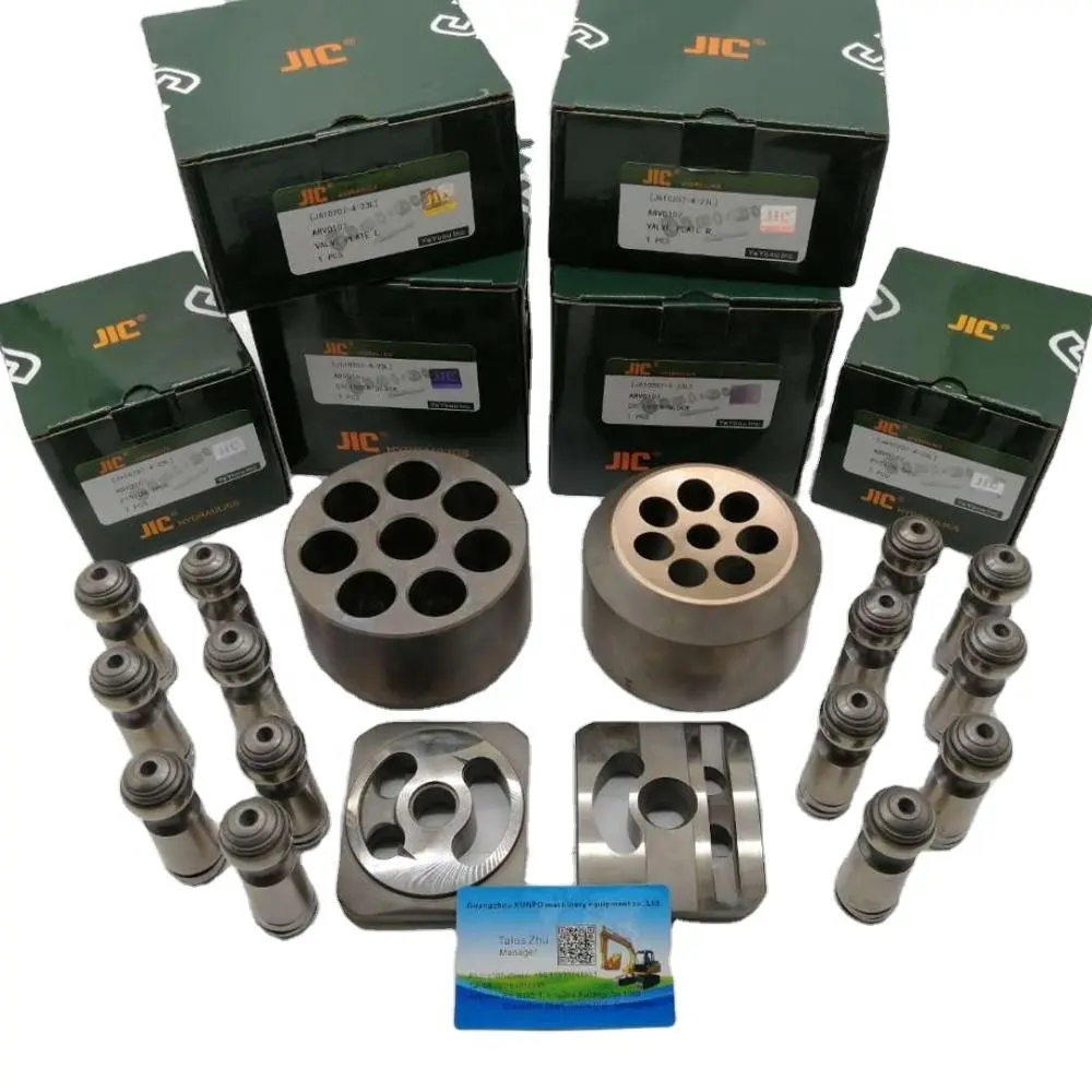 JIC Hydraulic Parts E320B E320BL E325BL Excavator Main Pump A8VO107 Plunger, Cylinder Block, Valve Plate
