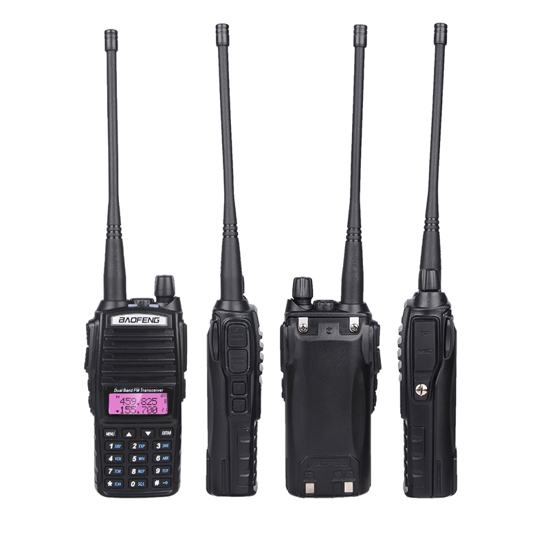 Длинный диапазон удобный UV82 Walkie Talkie S-иди и болтай Walkie 10 км дальность UHF VHF 128 каналов «камень, ножницы, бумага» Baofeng UV-82 Ham радио приемопередатчик UV 82 A10c