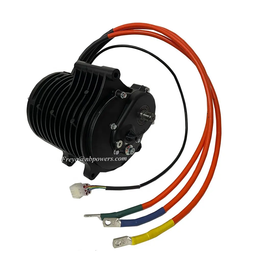 QS 72V3000W 138-C Mid Drive motor for motorcycle